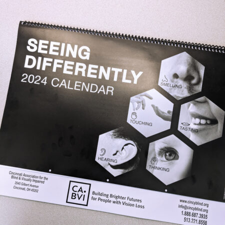 2024 Large Print Calendar Cover "Seeing Differently"