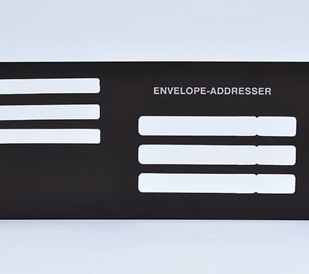 guide to help address envelopes