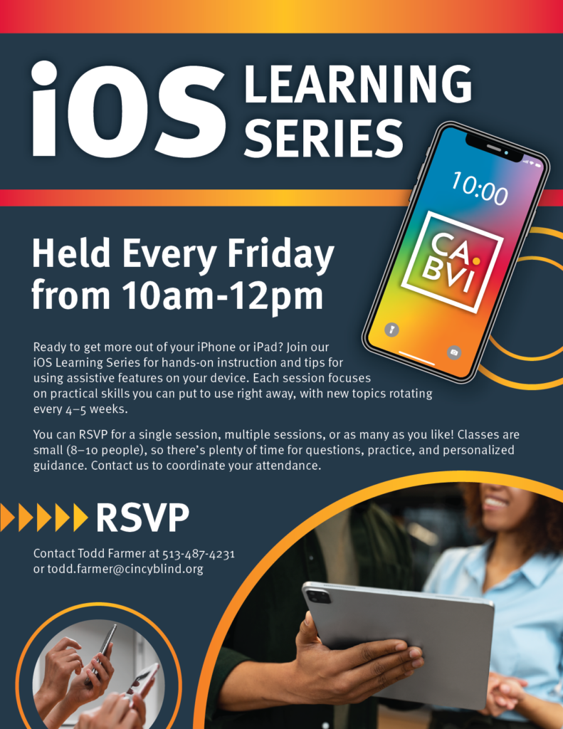 iOS Learning Series decorative flyer